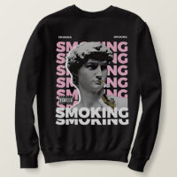 Grafikdesign David Sculpture Smoking Streetwear