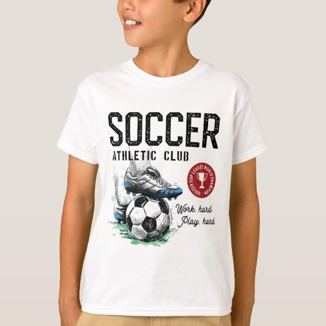 Grafikdesign för idrottsarenisk Klubb T Shirt (Framsida)