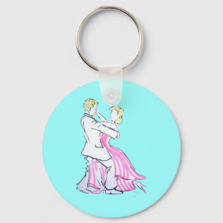 Grafikdesign för Waltz-dansare Nyckelring