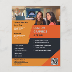 Grafikdesign - företag flygblad
