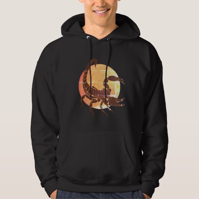 Grafikdesign | Scorpion Silhouette Hoodie (Framsida)