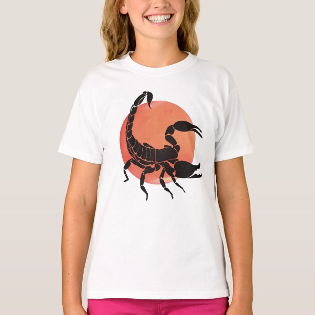 Grafikdesign | Scorpion Silhouette T Shirt (Framsida)