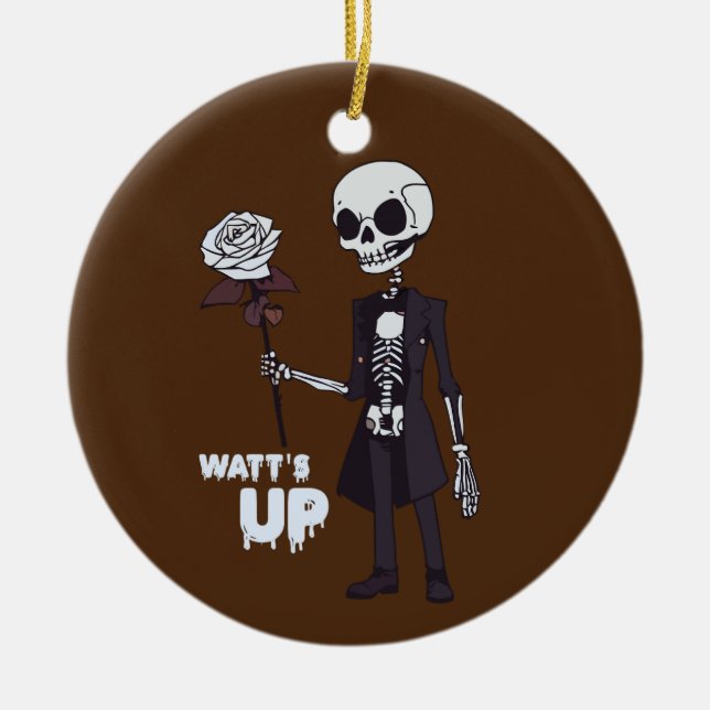 Grafikdesign, typografi julgransprydnad keramik (Framsidan)