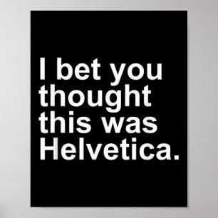 Grafikdesigner för Sarkastic Helvetica-design Poster