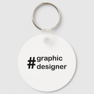 Grafikdesigner Nyckelring