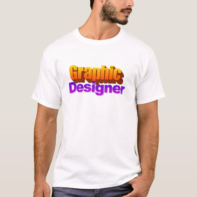 Grafikdesigner T Shirt (Framsida)
