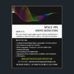 Grafikdesignering, reklam för grafikdesigner flygblad<br><div class="desc">Grafikdesignen,  reklamutlösare för grafikdesigner i Affärskortet Store.</div>