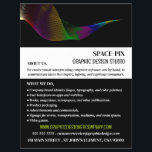 Grafikdesignering, reklam för grafikdesigner reklamblad<br><div class="desc">Grafikdesignen,  reklamutlösare för grafikdesigner i Affärskortet Store.</div>