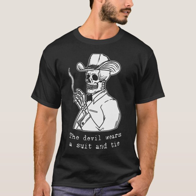 Grafikfärger Ars Wall Driving Cowpoke-citat T Shirt (Framsida)
