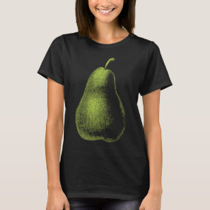 Grafikgåva av Pear Fruit Food Älskare Vintage T Shirt