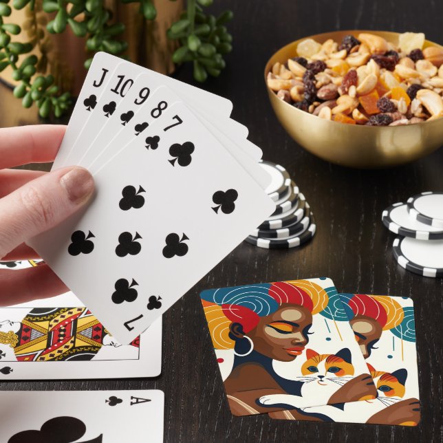 Grafikillustration för Cat Dam Casinokort (På plats)