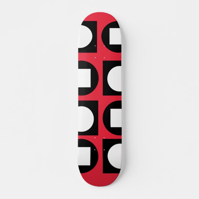 Grafikkonsskateboard 3 mini skateboard bräda 18,5 cm (Framsida)