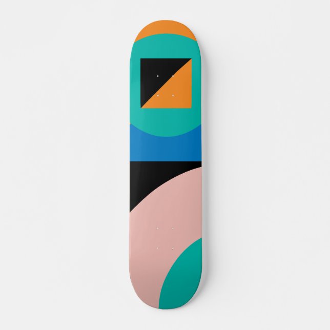 Grafikkonsskateboard 7 mini skateboard bräda 18,5 cm (Framsida)