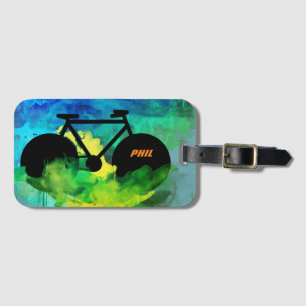 Grafikkonst av coolans cykel bagagebricka
