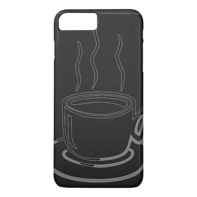 Grafikkonst för kaffekonfektion Kopp Case-Mate iPhone Skal (Baksida)