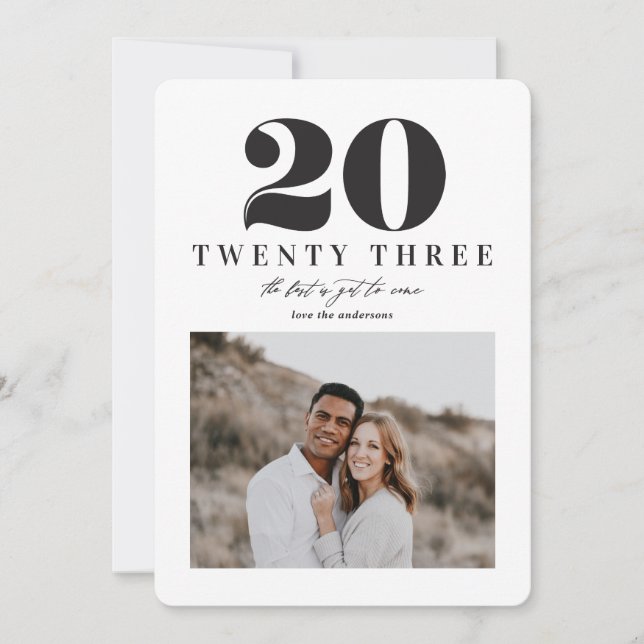 Grafikkort för 2023 julkort (Framsida)