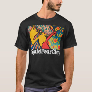 Grafikkort för bläckfisk t shirt