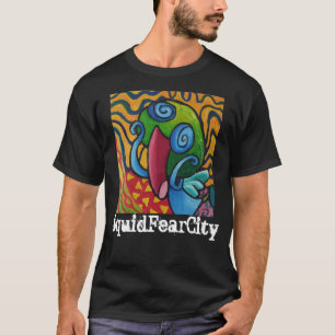 Grafikkort för bläckfisk t shirt