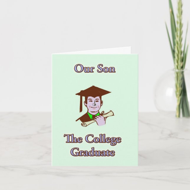 Grafikkort för College Son College College Kort (Framsida)