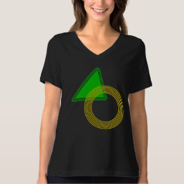 Grafikkort för Geo-utskrift av skuggrappriserade f T Shirt