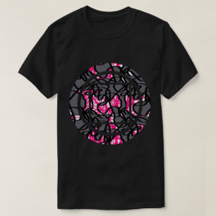 Grafikkort för geometrisk cirkel Skriv ut grafik T Shirt