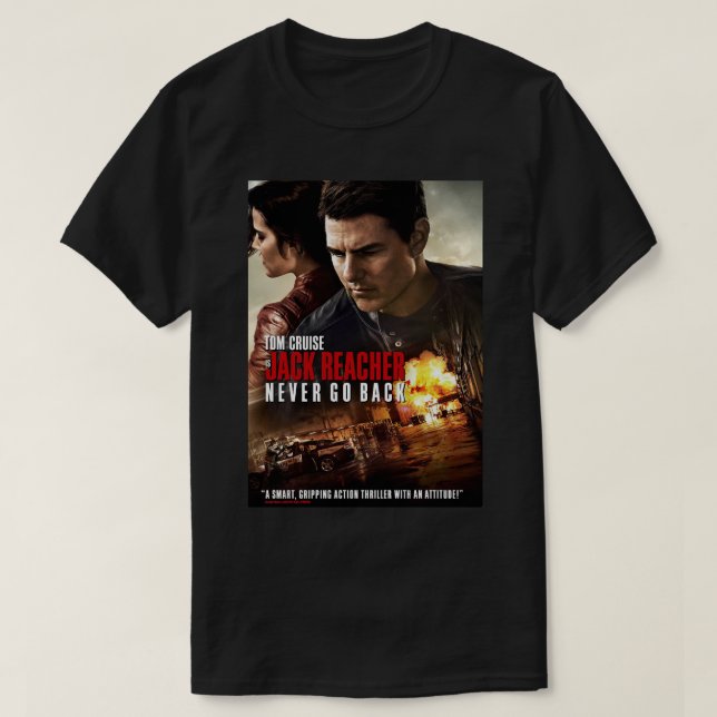 Grafikkort för manar bästa Jack Reacher Tv-serien T Shirt (Design framsida)