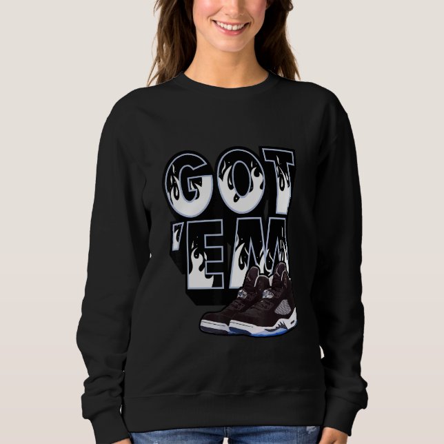 Grafikkort visar Har Em Sneaker Match 5 Oreo T Shirt (Framsida)