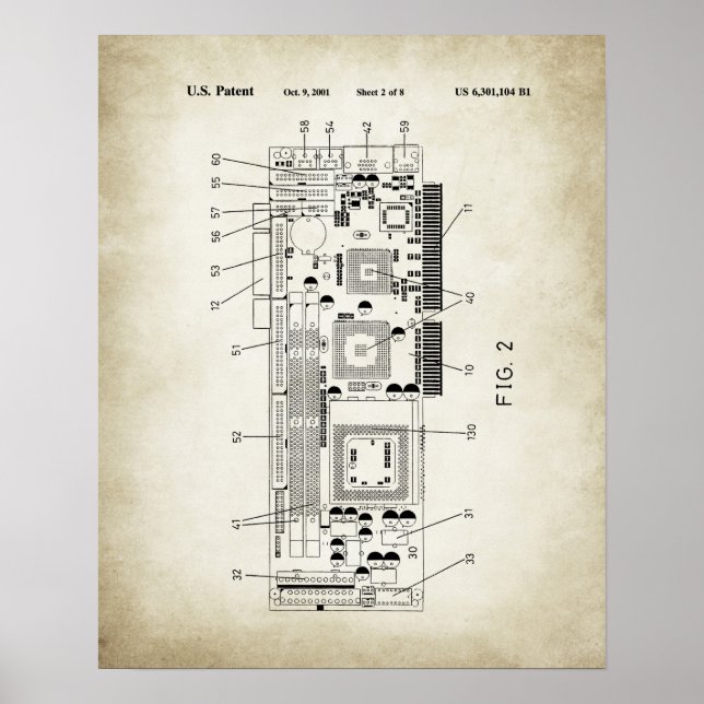 Grafikkortspatent Poster (Framsidan)