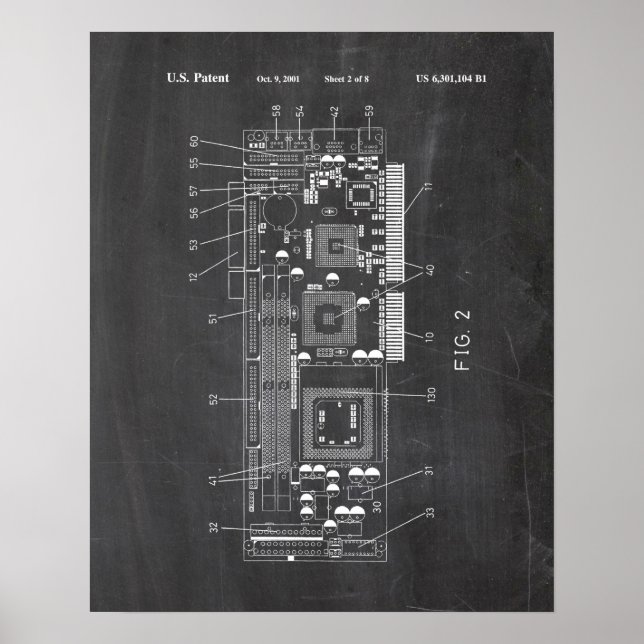 Grafikkortspatent Poster (Framsidan)