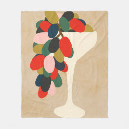 Grafikmatris Fleecefilt