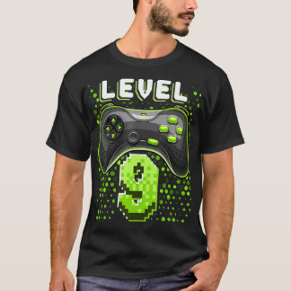 Grafikstyrenhet för videospel på nivå 9:e födelsed t shirt