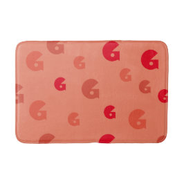 Grafiksymbol ditt första Mönster på någon Färg Badrumsmatta