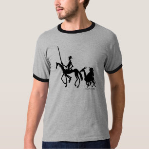 Grafikt-skjorta för universitetslärare Quixote o Tee