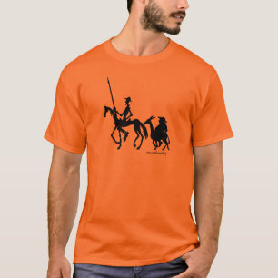 Grafikt-skjorta för universitetslärare Quixote o Tee