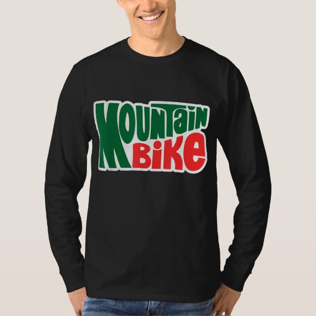 Grafiktema för utomhusbruk i Mountain Bike Dew Sti T Shirt (Framsida)