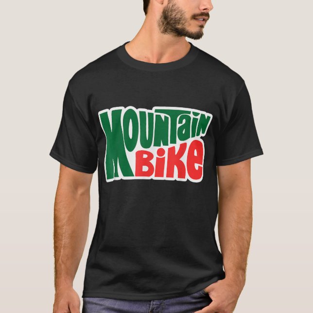 Grafiktema för utomhusbruk i Mountain Bike Dew Sti T Shirt (Framsida)