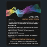 Grafikvågdesign, reklam för grafikdesigner reklamblad<br><div class="desc">Grafikvågsdesign,  reklamutfällningar för grafikdesigner i Affärskortet Store.</div>