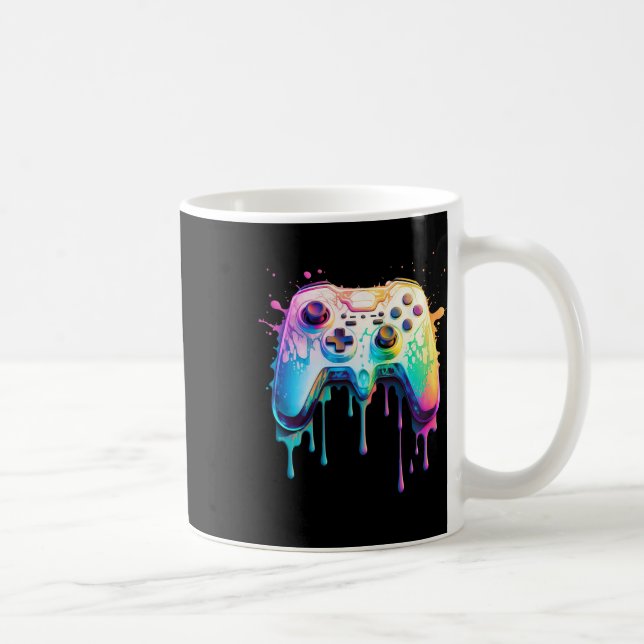 Grafikvideospel - färgat videospel Älskare 1 Kaffemugg (Höger)