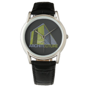 Grafisk arkitektur armbandsur