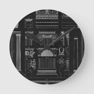 Grafisk arkitektur IV Rund Klocka