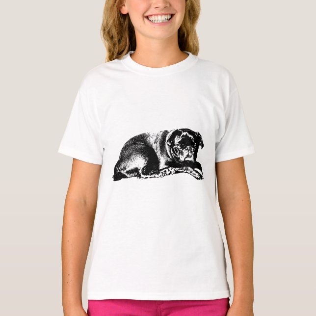 Grafisk avkoppling, vardaglig flärd t shirt (Framsida)