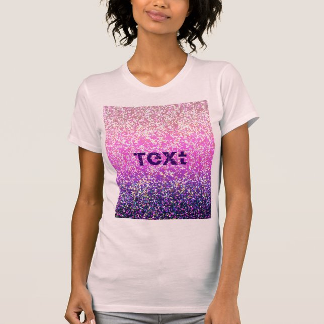 Grafisk bakgrund för T-tröjaglitter Tee Shirt (Framsida)