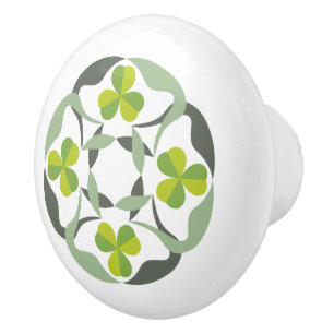 Grafisk Celtic fnurra för Shamrock Knopp