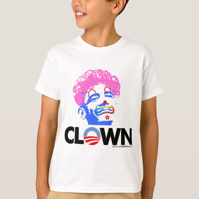 Grafisk clown tee shirt (Framsida)