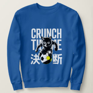 Grafisk Crunch Time Fotbollskatt för Idrottare & L T Shirt