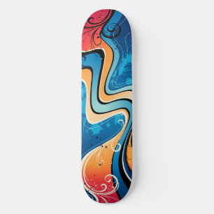 Grafisk Design 17 Skateboard Bräda 20 Cm