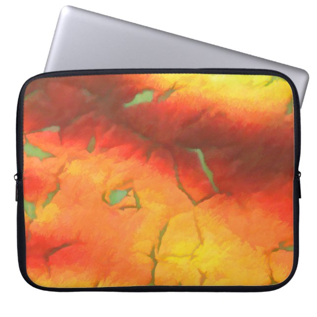 grafisk design digital bakgrund struktur färgstark laptop fodral (Framsidan)