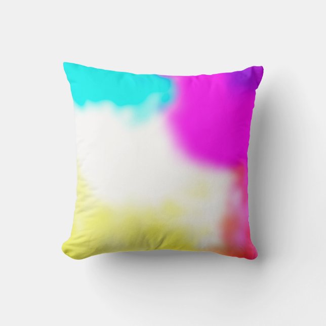 grafisk design digital oskärpa bakgrund, struktur  kudde (Framsida)