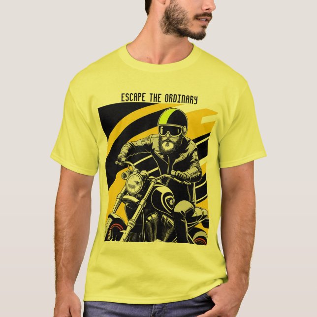 Grafisk design för Cruisermotorcyklar för motorcyk T Shirt (Framsida)