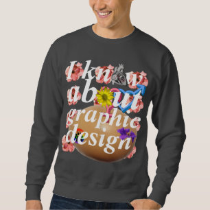 grafisk design långärmad tröja